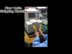 RoHS FTTH Fiber Optic Patch Cord Machine Kecepatan Disesuaikan Tinggi Efisien