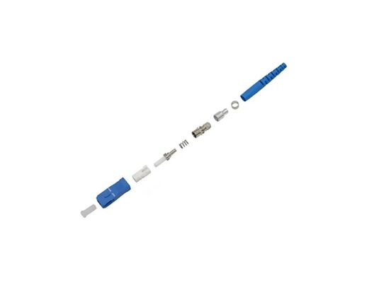 Kualitas  Fiber Patch Cord Connectors simplex SC PC fiber optic connectors designed for FTTH 2.0mm and 3.0mm cables with and durable materials pabrik