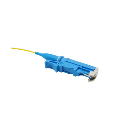 kualitas  E2000 Single Core Fiber Optic Pigtail Single Mode UPC APC Connector pabrik