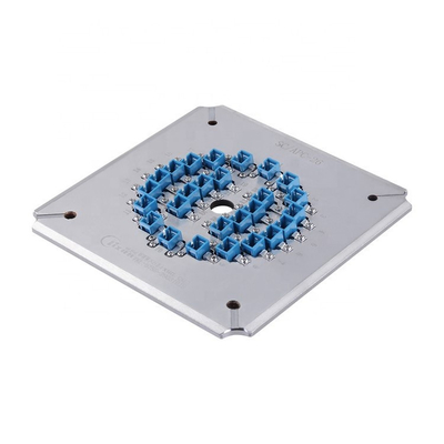 24 Port Fiber Optic Polishing Jig Untuk Grinding Konektor SC APC
