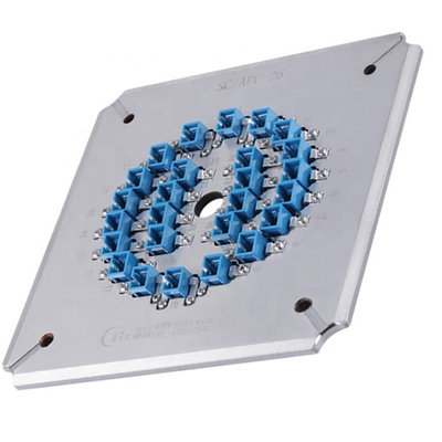 24 Port Fiber Optic Polishing Jig Untuk Grinding Konektor SC APC