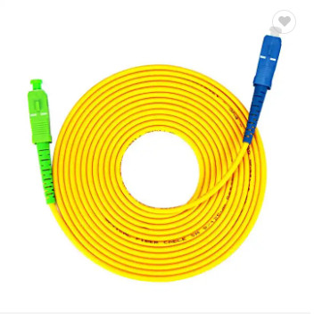 3 meter 3.0mm Simplex Fiber Optic Patch Cord G652D SC UPC APC
