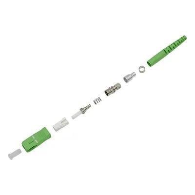 0.9mm 2.0mm 3.0mm Konektor Kabel Patch Serat Tipe SC APC Untuk FTTX