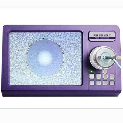 CLX-7000 3W Fiber Optic Inspection Microscope Pengoperasian yang Nyaman Untuk Endface Inspector 400x