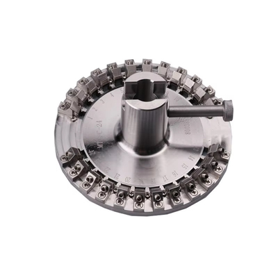 Clixun MPO MT PC Ferrules Fiber Optic Fittings Polishing Jig mesin 24 Ferrules Fiber Polishing Jigs