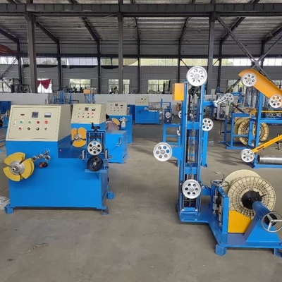 FTTH Drop Kabel Mesin Pemotongan Mesin Coiling untuk luar fiber optic patch kabel lini produksi