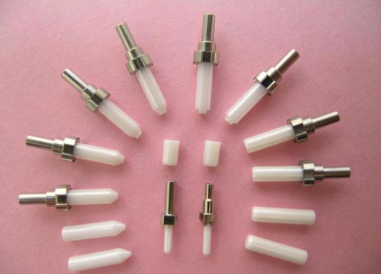 Precision Machining Zirconia Ceramic Ferrule untuk koneksi kabel serat optik