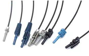 HFBR-4516Z Duplex Locking connector &amp; 4506Z Plastik konektor perlengkapan polesan