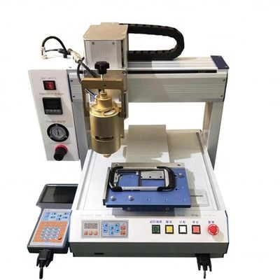 Efisien Otomatis UV Silicone Dripping Mesin dengan 300W Daya dan 70 KG Berat untuk presisi lem Dispensing