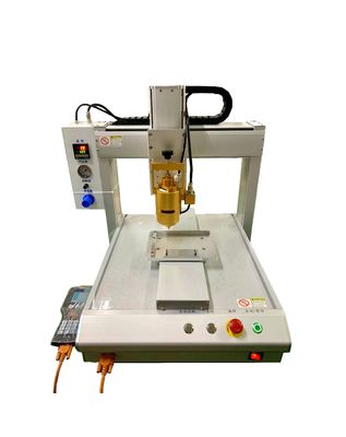 Efisien Otomatis UV Silicone Dripping Mesin dengan 300W Daya dan 70 KG Berat untuk presisi lem Dispensing