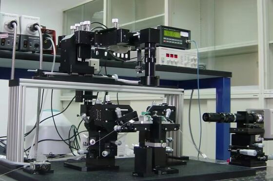 CLX Presisi Tinggi ± 0,1μm PLC tujuh sumbu Sistem Kopling Optik Pasangan Otomatis Peralatan Perataan Serat untuk Komunikasi Optik