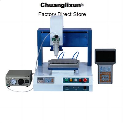 CLX-DJ02 High Precision Automatic Fiber Optic Epoxy Dispensing Machine dengan Daya 300W dan Sumber Daya AC110/220V