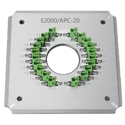 E2000/APC20 Port Fiber Optical Polishing Fixture untuk penggunaan FTTH dengan konstruksi stainless steel S136
