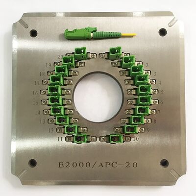 E2000/APC20 Port Fiber Optical Polishing Fixture untuk penggunaan FTTH dengan konstruksi stainless steel S136