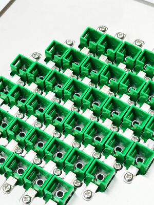 36 Posisi Fiber Optic Polishing Jig dengan Stainless Steel Harded S2316 untuk APC Loss Return ≥60dB