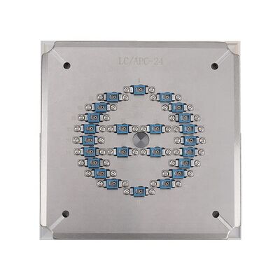 Bagian akhir yang dipoles berkualitas tinggi dan data 3D LC APC Fiber Optical Polishing Fixture dengan konstruksi stainless steel yang keras