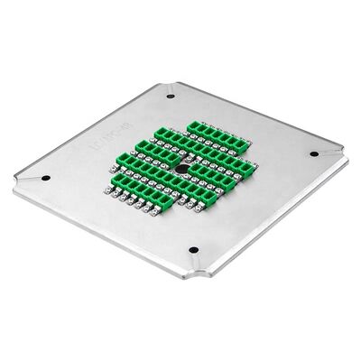 Bagian akhir yang dipoles berkualitas tinggi dan data 3D LC APC Fiber Optical Polishing Fixture dengan konstruksi stainless steel yang keras