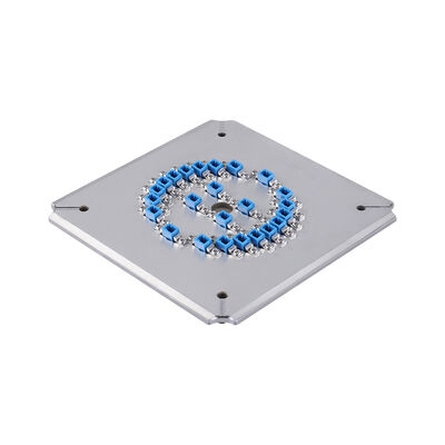 24-Posisi LC APC Pembersih Fittings dengan stainless steel S136 untuk kualitas tinggi ujung-muka polishing