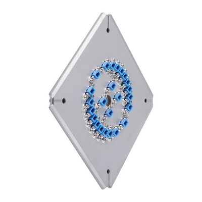 24-Posisi LC APC Pembersih Fittings dengan stainless steel S136 untuk kualitas tinggi ujung-muka polishing