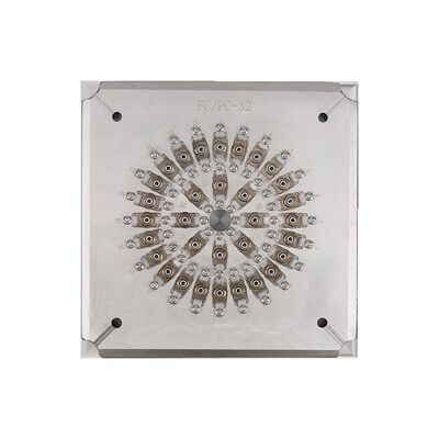 Stainless Steel Harded S2316 Fiber Optic Polishing Jig untuk FC Connector dengan Kapasitas 24/32/36 dan ≤0.20dB Insertion Loss