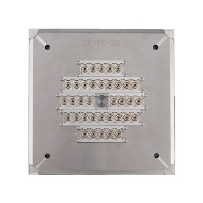 Stainless Steel Harded S2316 Fiber Optic Polishing Jig untuk FC Connector dengan Kapasitas 24/32/36 dan ≤0.20dB Insertion Loss