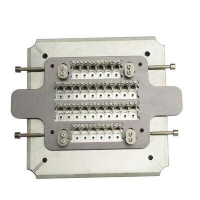 32-Fiber Abrasion Resistance Harded Stainless Steel S136 FC UPC Fiber Optic Polishing Jig