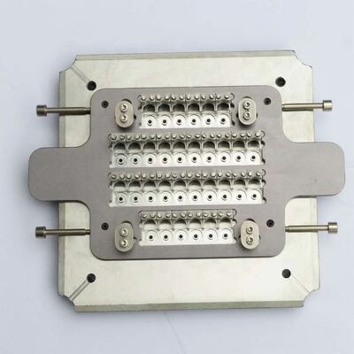 32-Fiber Abrasion Resistance Harded Stainless Steel S136 FC UPC Fiber Optic Polishing Jig