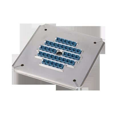 24 Port SC UPC Fiber Optic Polishing Fixture dengan S136 stainless steel yang diperkuat dan kehilangan penempatan ≤0.20dB