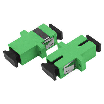 Adaptor Serat Optik Flange Tipe SC Simplex APC Kehilangan Penyisipan Rendah