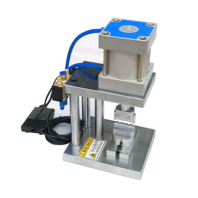 SC LC FC ST MU Serat Patch Cord Manufacturing Mesin Mesin Crimping Pneumatik Vertikal