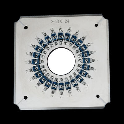 24 Pelabuhan SC UPC Penyambung pemolesan Fitting Berjoget Heat Treated Untuk Serat Polandiaer