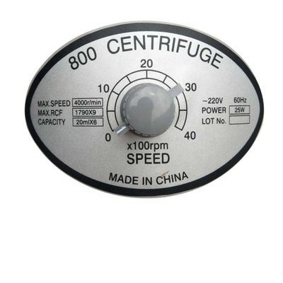 400-4000Rpm Serat Patch Cord Manufacturing Mesin Desktop Centrifuge Kecepatan Tinggi