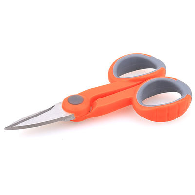Orange 14.5cm Serat Optik Kabel Tools Kevlar Cutter Untuk Serat Pigtail Jumper