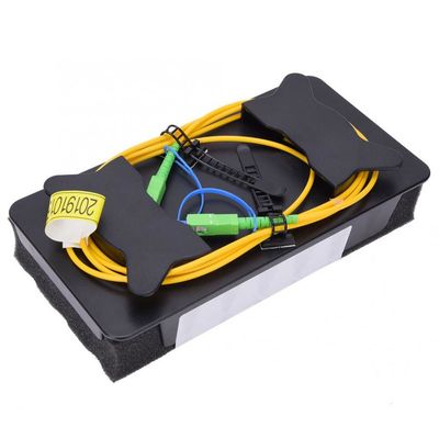 Konektor FC / LC / SC / ST SM DM OTDR Launch Kabel Box, Kotak Peluncuran Serat Optik 500m 1km