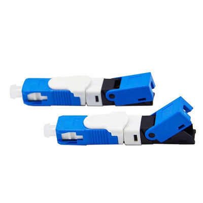 Konektor Serat Optik Plastik FTTH, Konektor Serat Optik Sambung Cepat 2 * 3mmmm