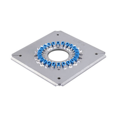 24 Konektor Persegi LC/UPC Serat Optik pemolesan Fitting Kit Operasi Fleksibel