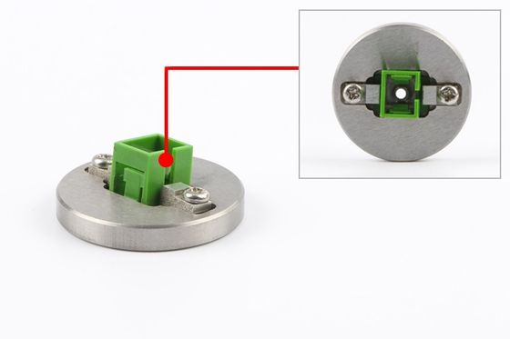SC Penyambung Serat Optik Patch Cord pemolesan Fitting Ferrule Puck Penggunaan Tangan