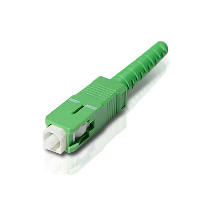 Presisi Tinggi Single Mode Serat Sc Penyambung PBT Fibre Channel Penyambung 5.0mm Boot