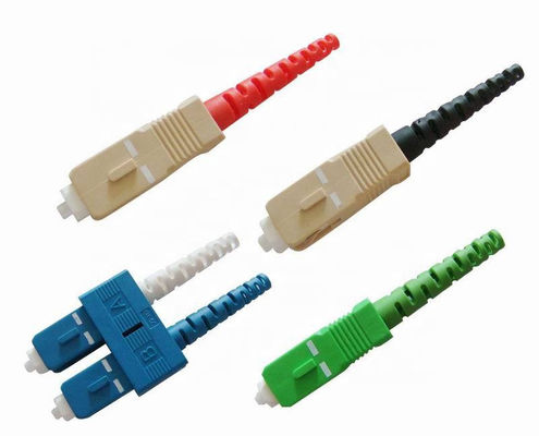 Konektor Kabel Serat Patch Multimode Multimedia Konektor Apc Sc