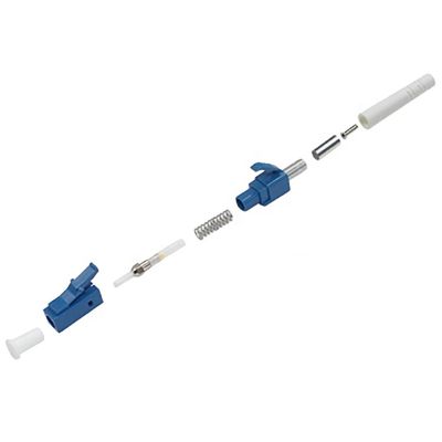 Konektor Kabel Patch Serat 3.0mm Kepatuhan SX SM Lc Upc ROHS