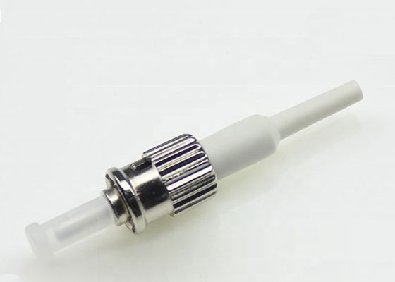 Konektor Kabel Serat FTTH Konektor Serat Optik ST Dengan Boot 0.9mm