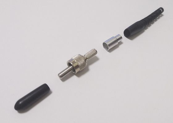 Konektor Kabel Patch Serat Apc Upc Industri Medis Dengan Ferrule Logam