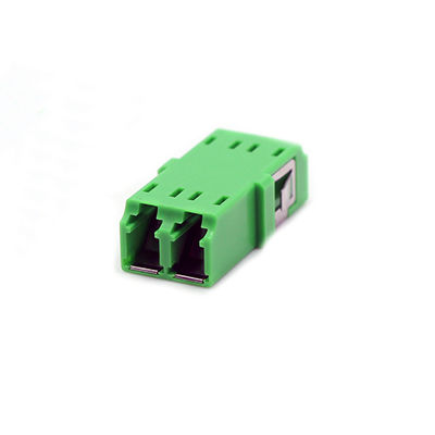 SM / MM / OM3 / OM4 Lc Apc Duplex Adapter, Adaptor Kabel Serat Optik Dengan Rana Internal