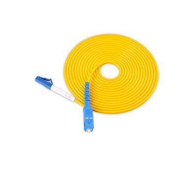 LAN Single Mode Serat Optik Jumper, Alat Uji Sc Lc Serat Patch Cord