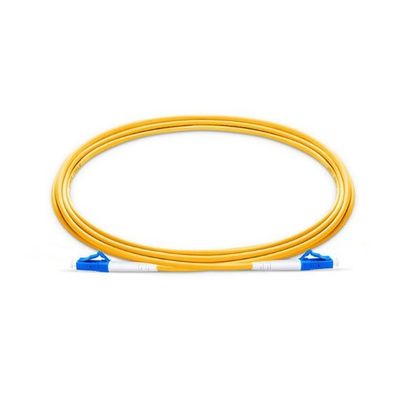 LC UPC SM Serat Optik Patch Cord Kabel Jaringan 0.9mm/2.0mm/3.0mm Pertukaran Yang Baik