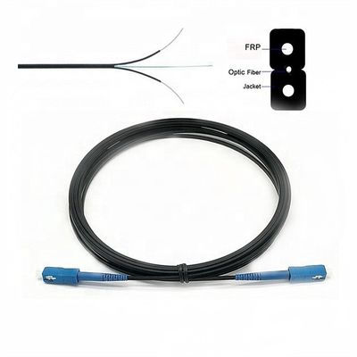 Simplex Single Mode Serat Optik Patch Cord SC/UPC Drop Kabel High Return Loss
