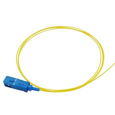 1m 0.9mm Pvc G652d Duplex Serat Optik Patch Cord Sc Upc Pigtail Kabel