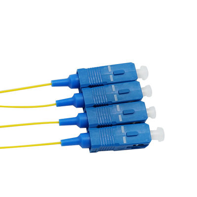 1m 0.9mm Pvc G652d Duplex Serat Optik Patch Cord Sc Upc Pigtail Kabel