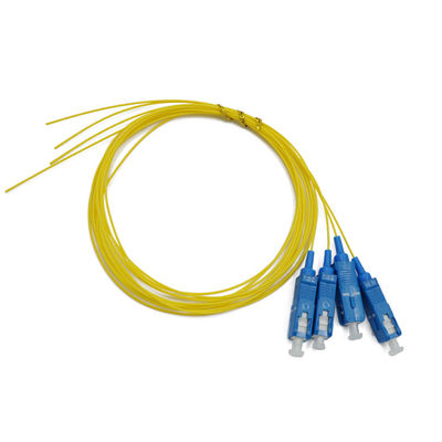 1m 0.9mm Pvc G652d Duplex Serat Optik Patch Cord Sc Upc Pigtail Kabel