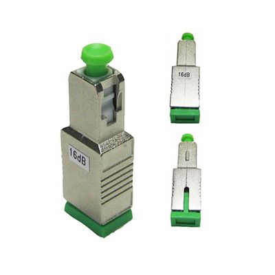 SC APC Fixed Variable Serat Optik Attenuator Ketahanan Tarik Yang Kuat Untuk Jaringan GPON